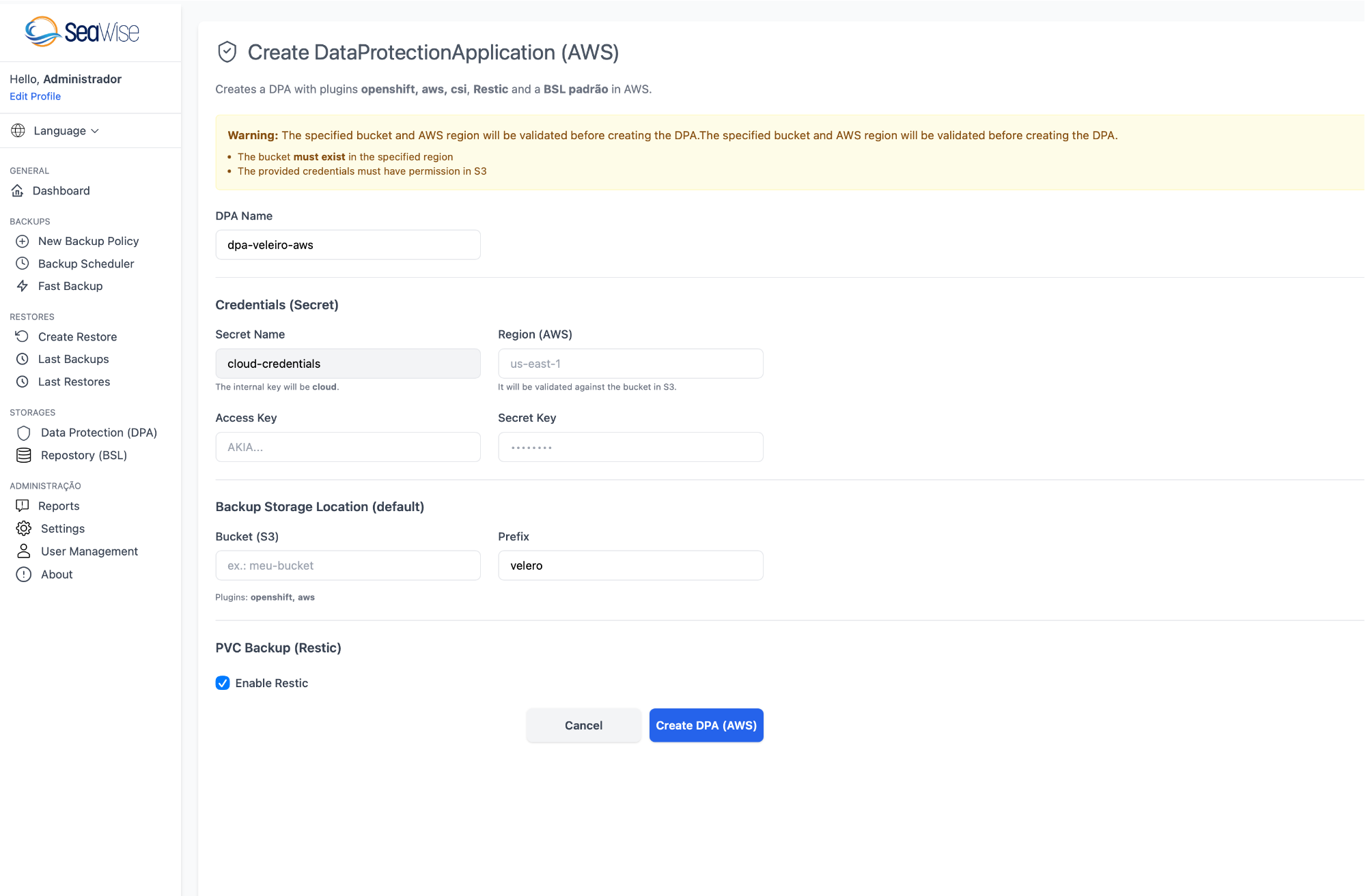 AWS DPA Form