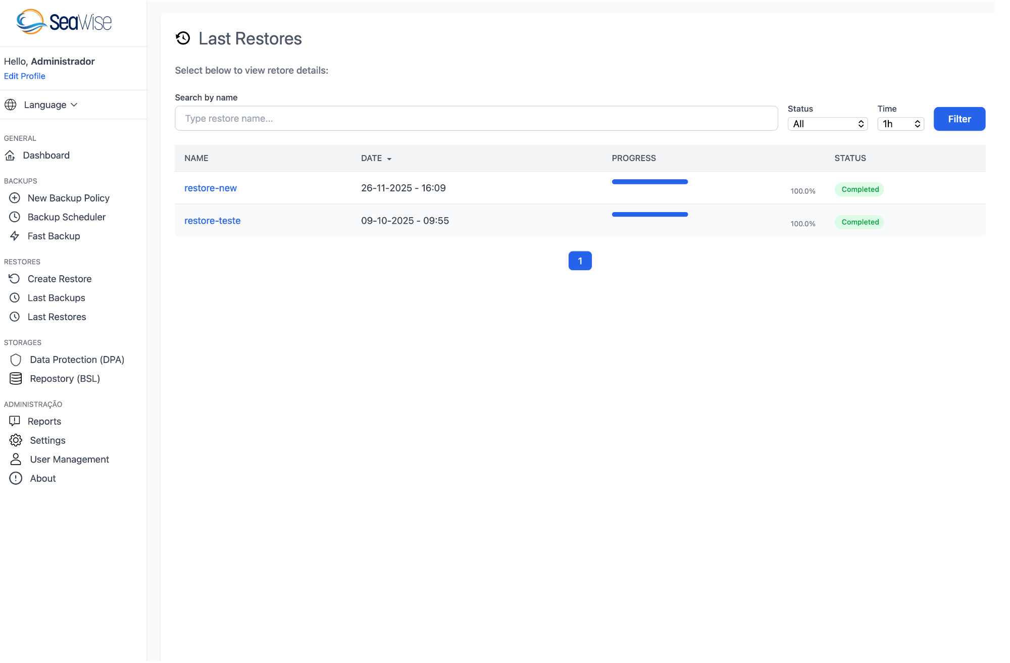Seawise Last Restores